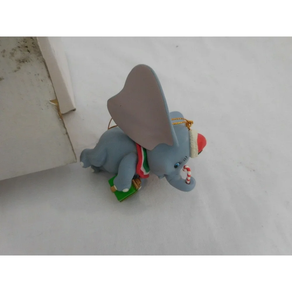 Disney Grolier Dumbo Ornament Christmas Candy Cane Flying